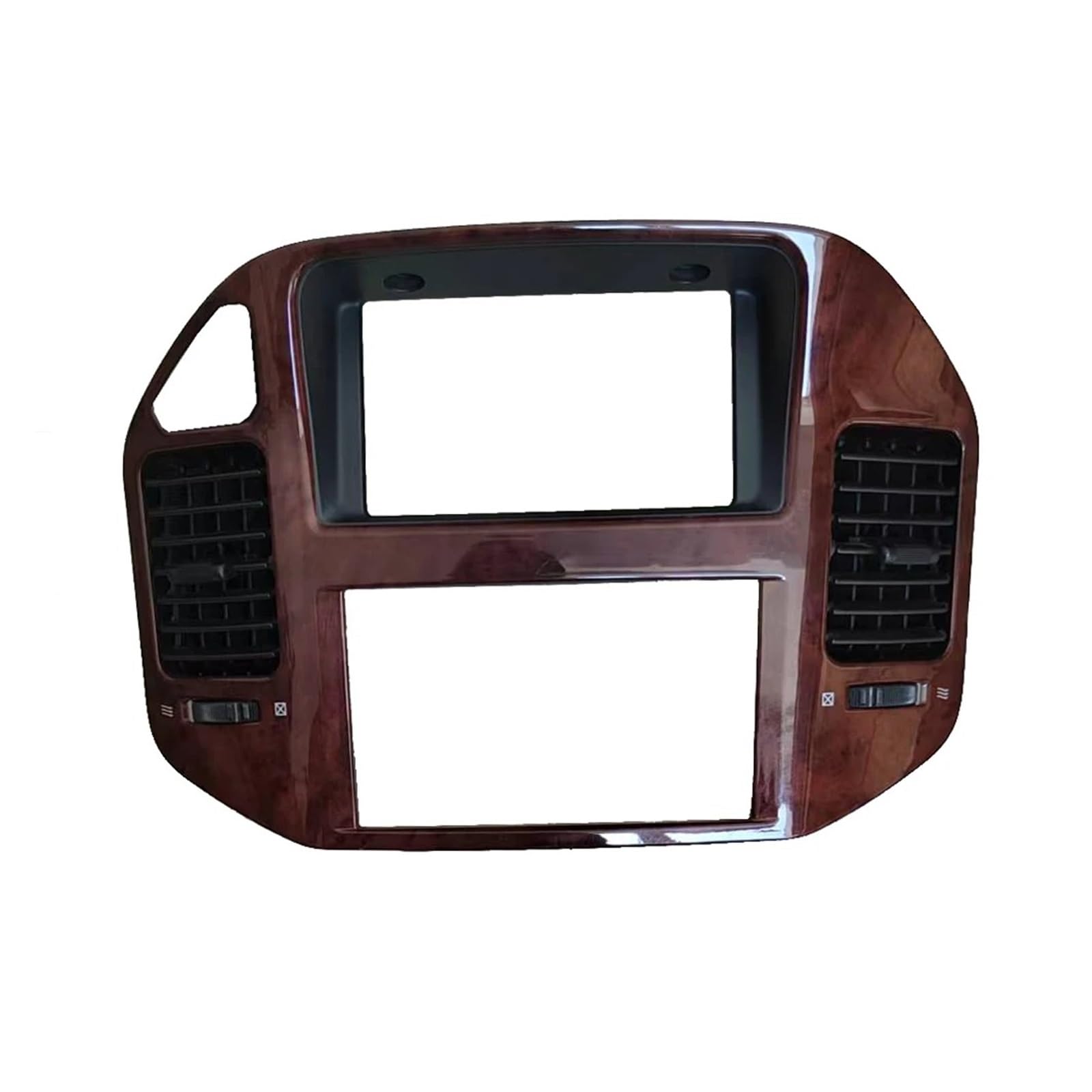 For Mitsubishi For Pajero V73 V75 V77 For Montero Car Exhaust Vent Outlet A/C Air Air-conditioning Installation Car Dashboard Air Vent(Middle wood)
