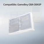 4in1 Storage Box Protective Case for GameBoy GBA GBASP Game Cartridge Card (Transparent)