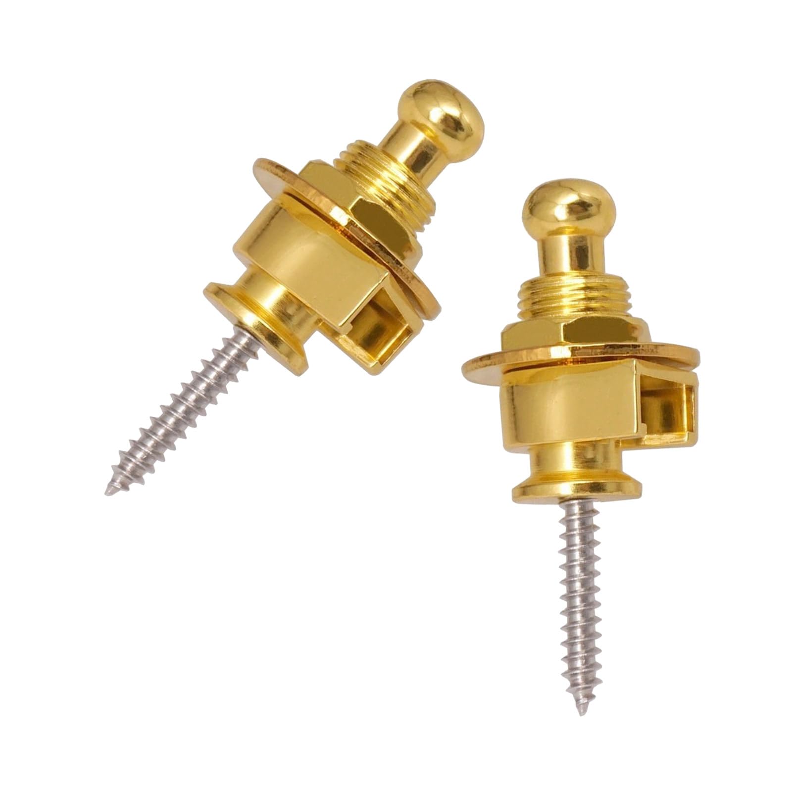 2Pcs Guitar Strap Security Locks Strap Buttons Guitar Hardware Guitar Strap LocksGuitar Pins For Electric Guitars Bass