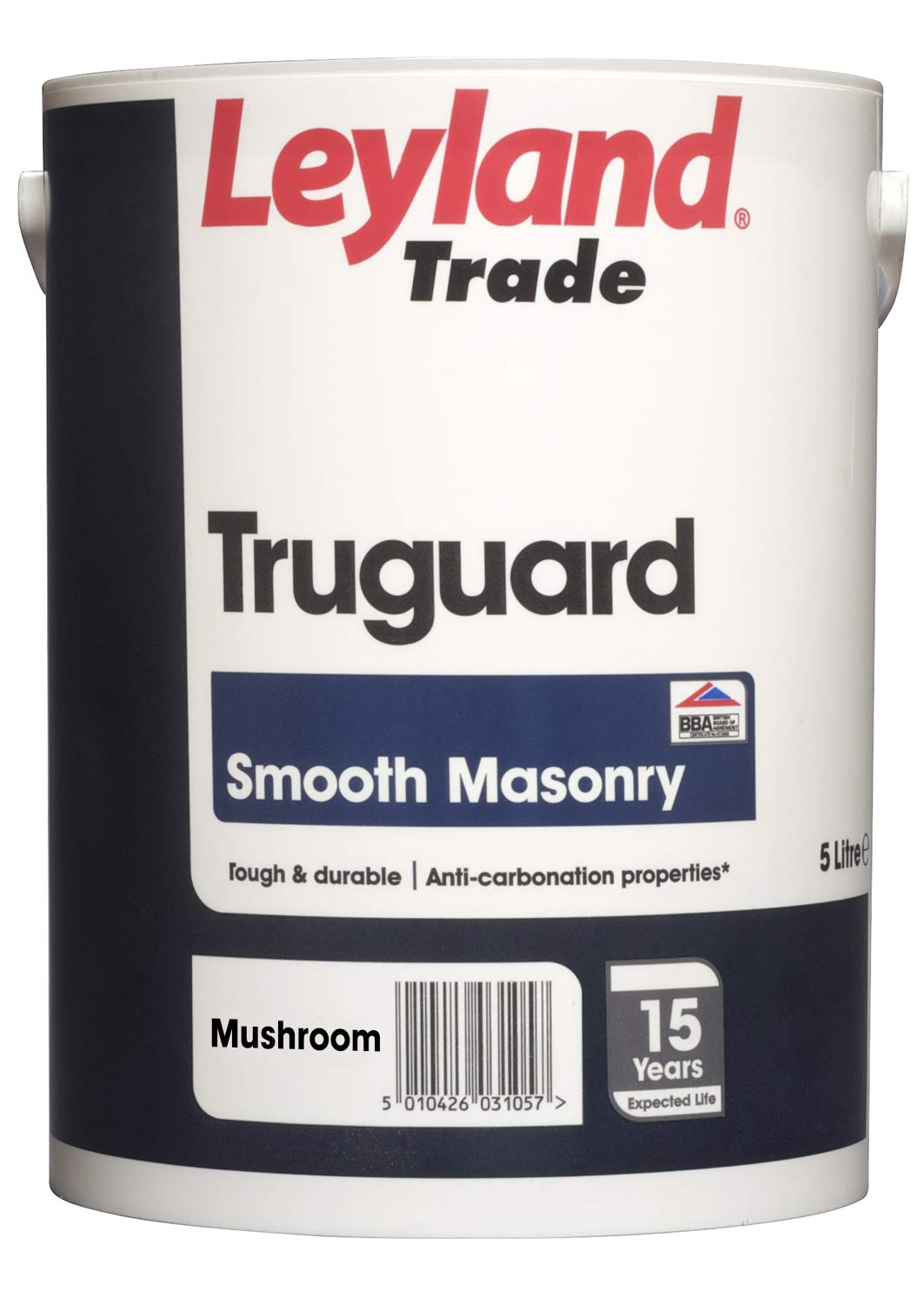 Leyland Mushroom Trade Truguard Smooth Masonry Paint - 5L