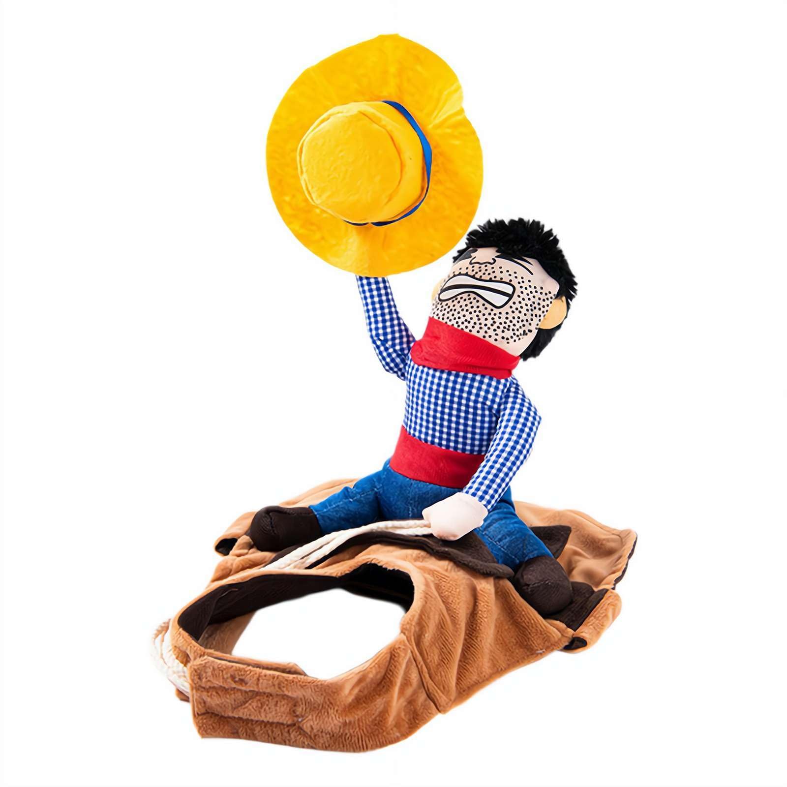 Pet Halloween Costumes Funny Dog Costume Cowboy Rider Dog Costumes for Small Medium Large Dogs -2025 NEW (M)