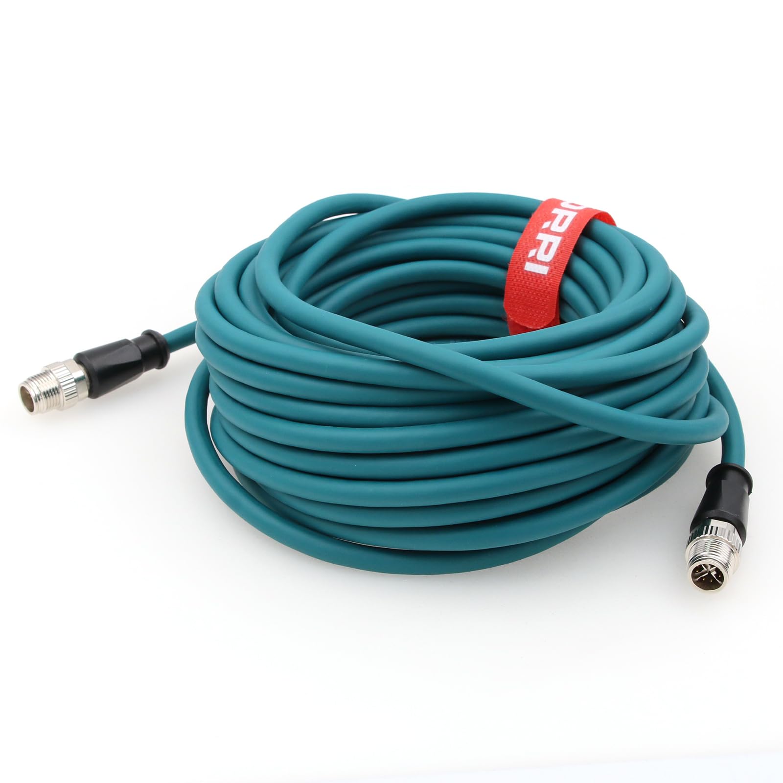 Cognex Cameras DataMan 260 280 370 Barcode Readers M12 X-Coded 8pin Male to M12 X-Coded 8pin Male Gigabit Ethernet Interface Cat7a Cable