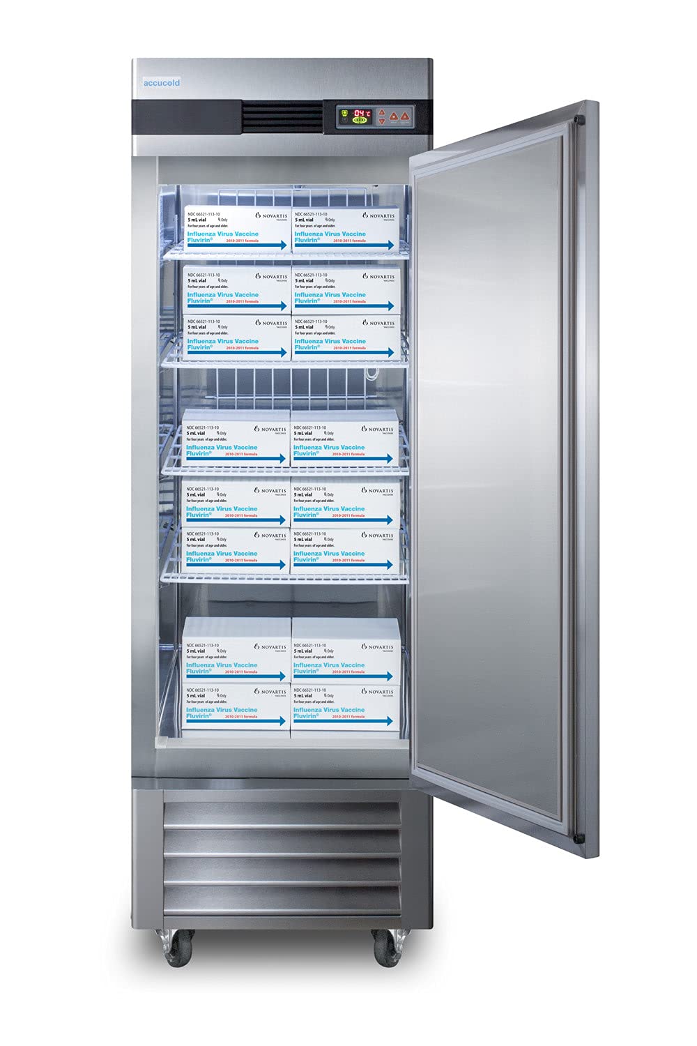 Accucold 23 Cu.Ft. Medical Refrigerator, 28” Wide, Vaccine Refrigerator, Stainless Steel- Ars23ml on Fridge.com - View 2