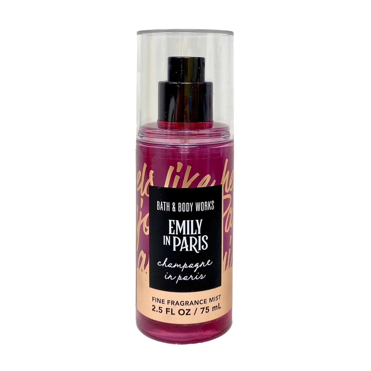 Bath & Body Works Emily In Paris Champagne In Paris - Duo Set - Fine Fragrance Mist Full Size and Travel Size with a Himalayan Salts Springs Bar Soap - Full Size - Image 4