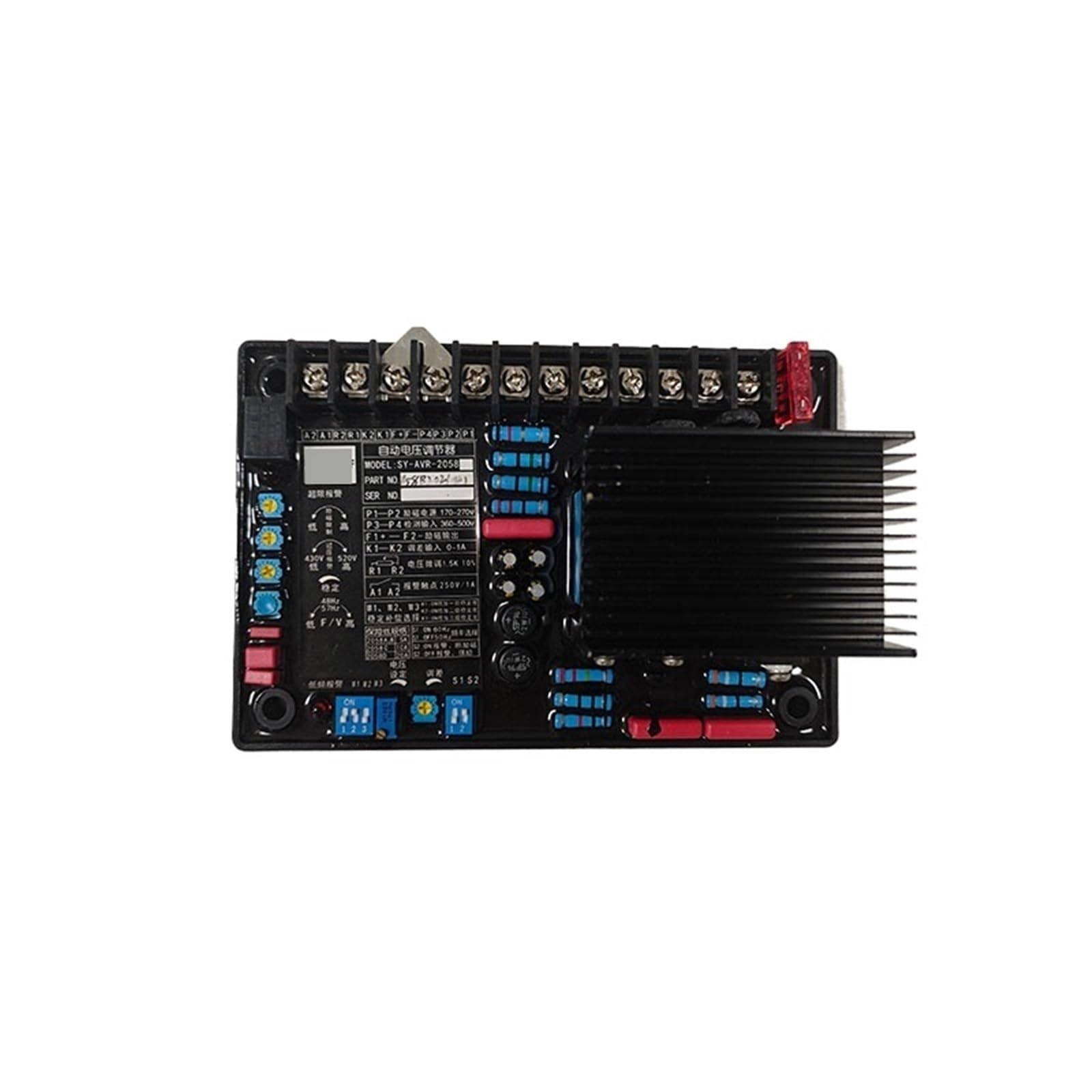 PWANUIGTE 1PCS 2058B Diesel Brushless Generator Accessories Automatic Excitation Voltage Regulator AVR