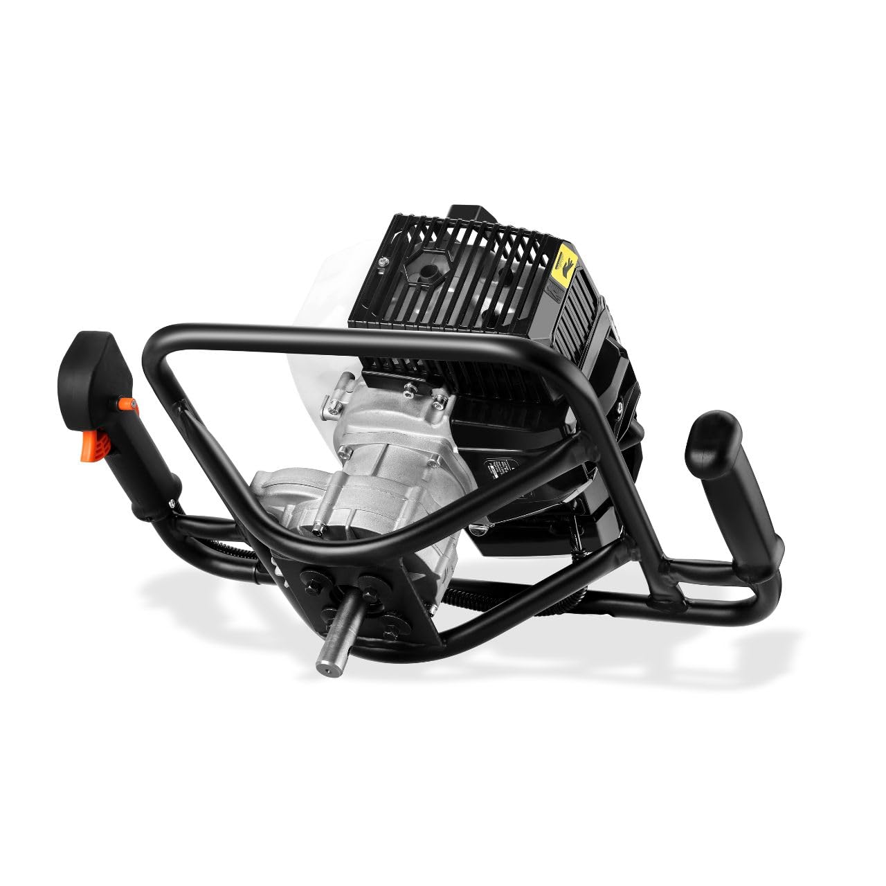 FUXTEC Tarière Thermique FX-EB143ECO - Moteur 2 Temps 42,7cm³ 1,25kW - Idéale pour la Plantation et Clôtures - Réducteur Intégré - Ergonomique & Compact - Forets Ø100/150mm Inclus – Réservoir 1L
