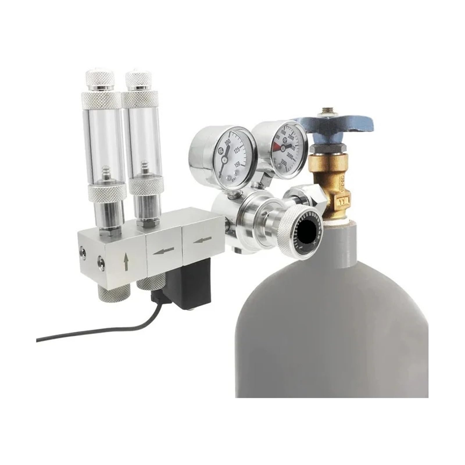 Pro Acuario CO2 regulador solenoide válvula de Cilindro Alto Accesorios Equipo de pecera Reductor de dióxido de Carbono