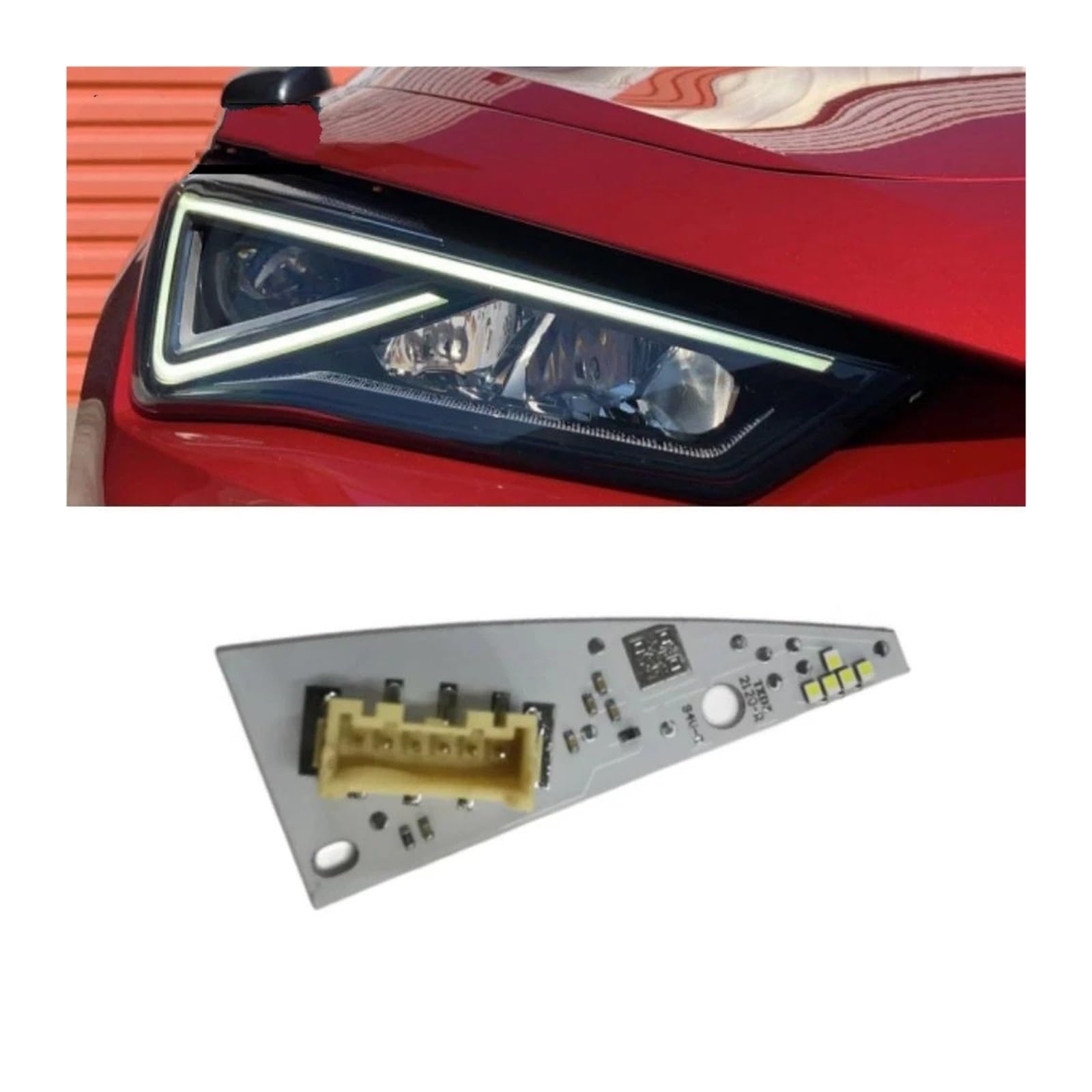 PENGNAQP Module Feux de Jour Compatible avec Seat pour Leon pour Formentor pour Cupra White DRL Boards Phare 5FJ941475 Module de Feux de Jour 5FJ941476 B134498-A(Left DRL Module PENGNAQP Module Feux de Jour Compatible avec Seat pour Leon pour Formentor pour Cupra White DRL Boards Phare 5FJ941475 Module de Feux de Jour 5FJ941476 B134498-A(Left DRL Module