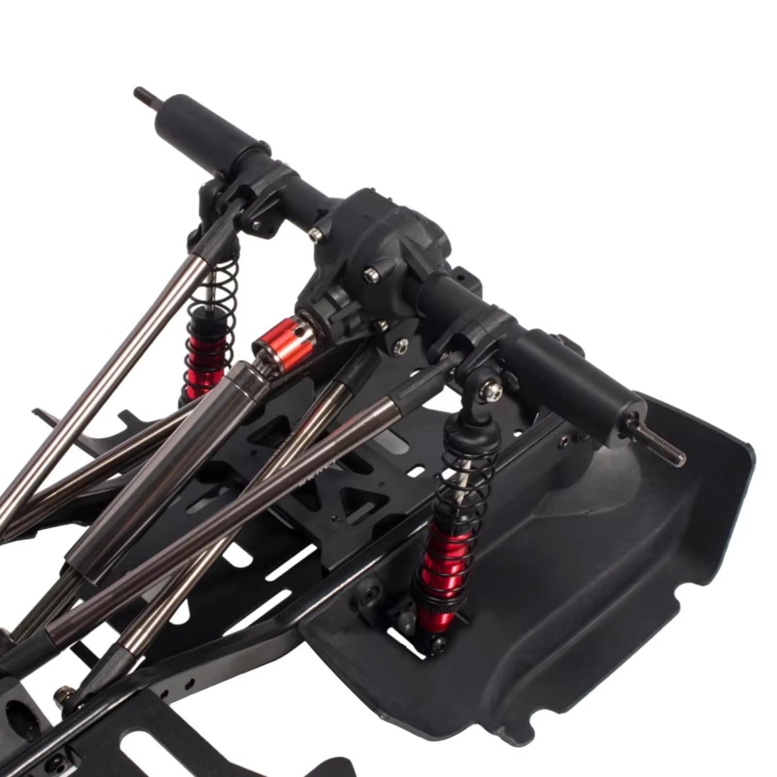 Compatible con Wrangler 313mm 1/10 Piezas De Trepador Control Remoto para Kit Chasis Engranaje Planetario 2 para Transmisión Velocidad, Guardabarros Deslizantes Maquetas