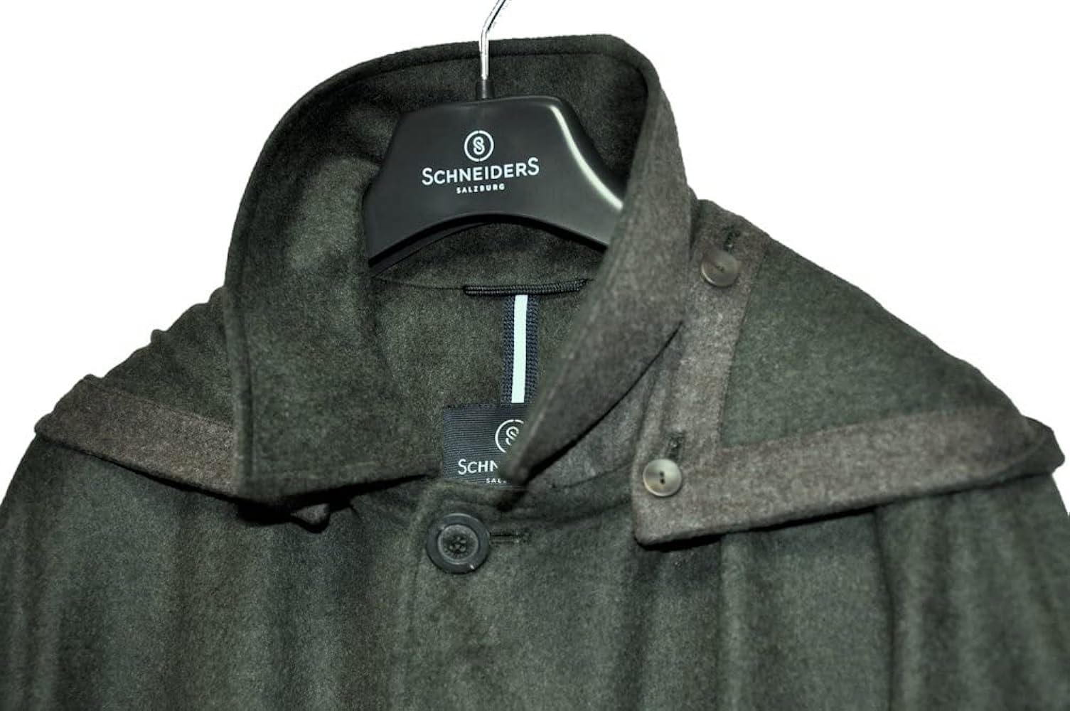 SCHNEIDERS シュナイダー ローデン コート マント ポンチョ グレー