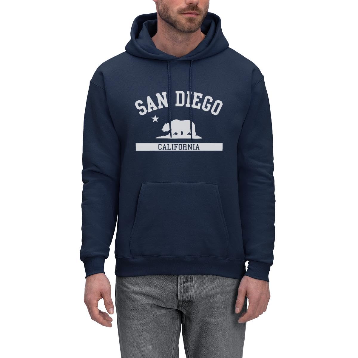 Spreadshirt San Diego California State Men's Hoodie