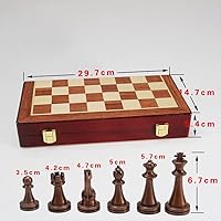 Vista 7 de Juego de ajedrez de metal, piezas de ajedrez de latón brillante y bronce, tablero de ajedrez plegable de madera maciza, juego de ajedrez profesional