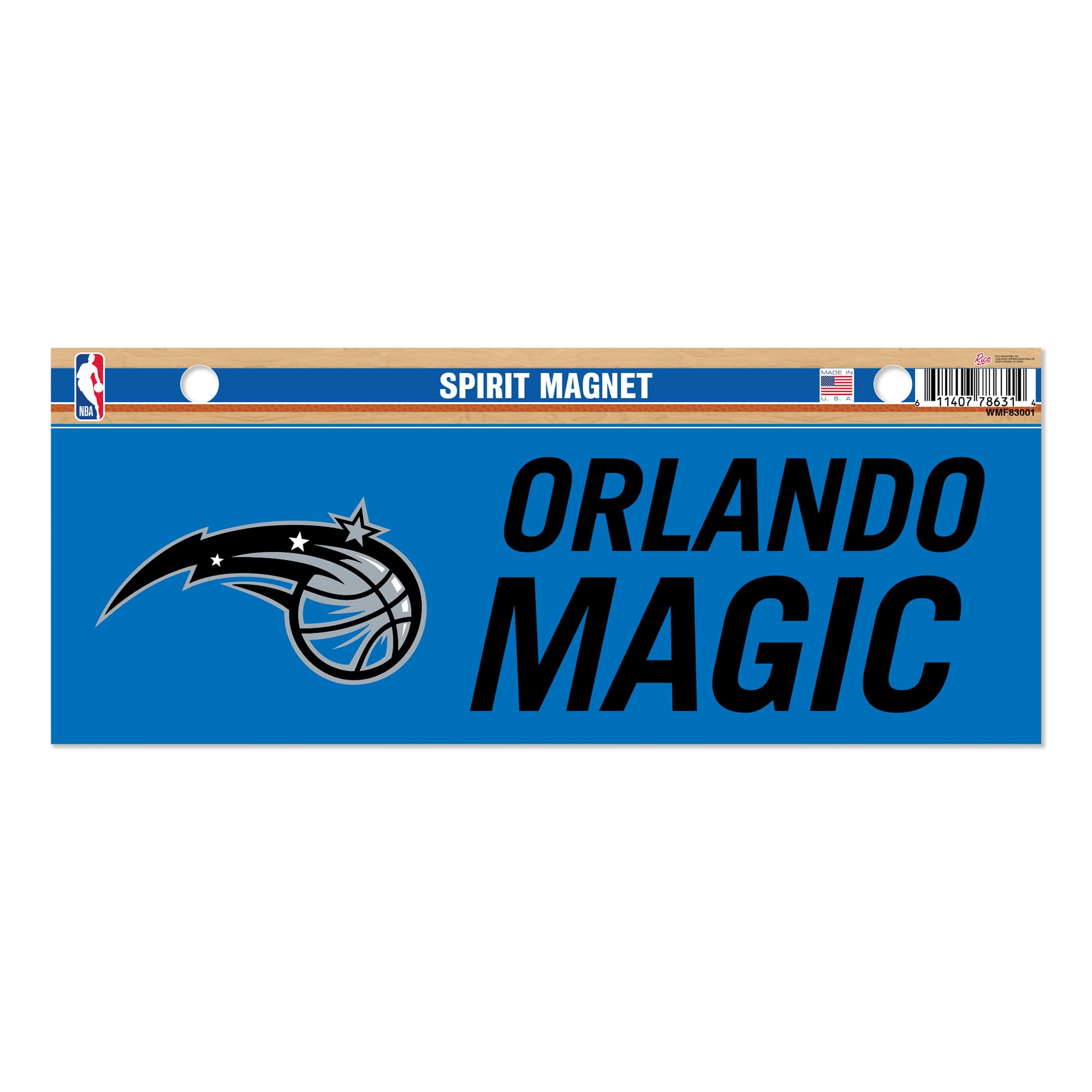 Rico Industries NBA Basketball Orlando Magic 4 x 10 Team Spirit Magnet - Car, Home Décor - Refridgerator, Office, Kitchen
