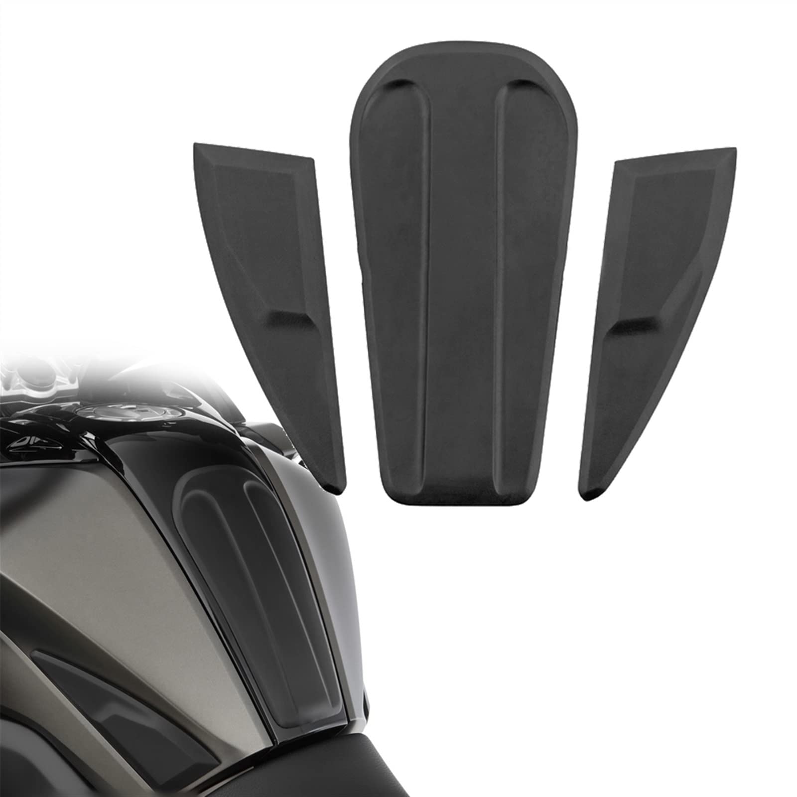 Autocollant antidérapant réservoir carburant latéral K1600 pour un meilleur grip moto