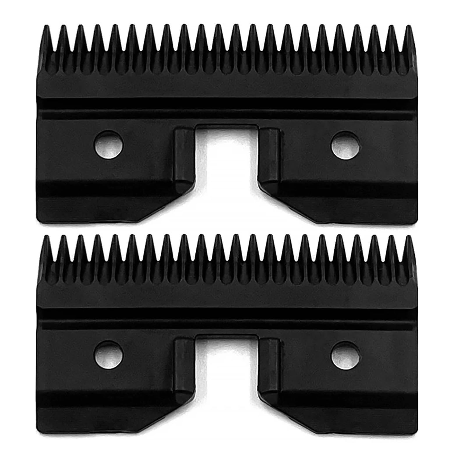 Cortapelos Negro Desmontable For Mascotas, Con Cuchillas De Acero Inoxidable, Compatible Con Andis, Oster A5 Y Wahl, Serie KM10.(2pcs Ceramic Blade)