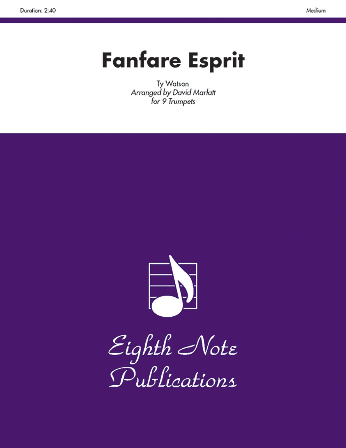 Fanfare Esprit Score & Parts pour vos concerts de plein air