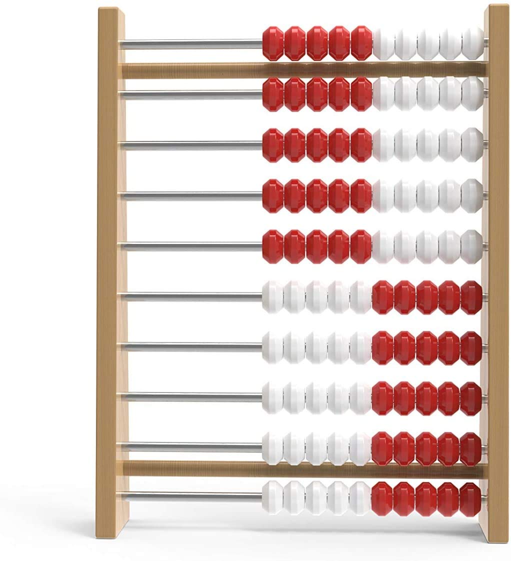 Buy hand2mind 100Bead Rekenrek, Wooden Rekenrek, Abacus for Kids Math