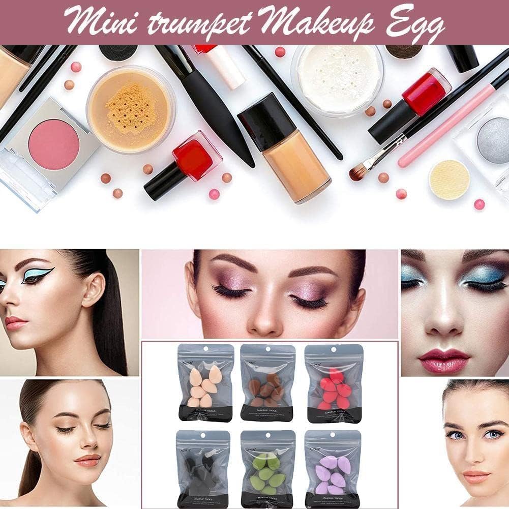 6Pcs Mini Makeup Sponge, Professional Makeup Sponge, Small Beauty Sponge Blender Set for Foundation Powder - Image 3
