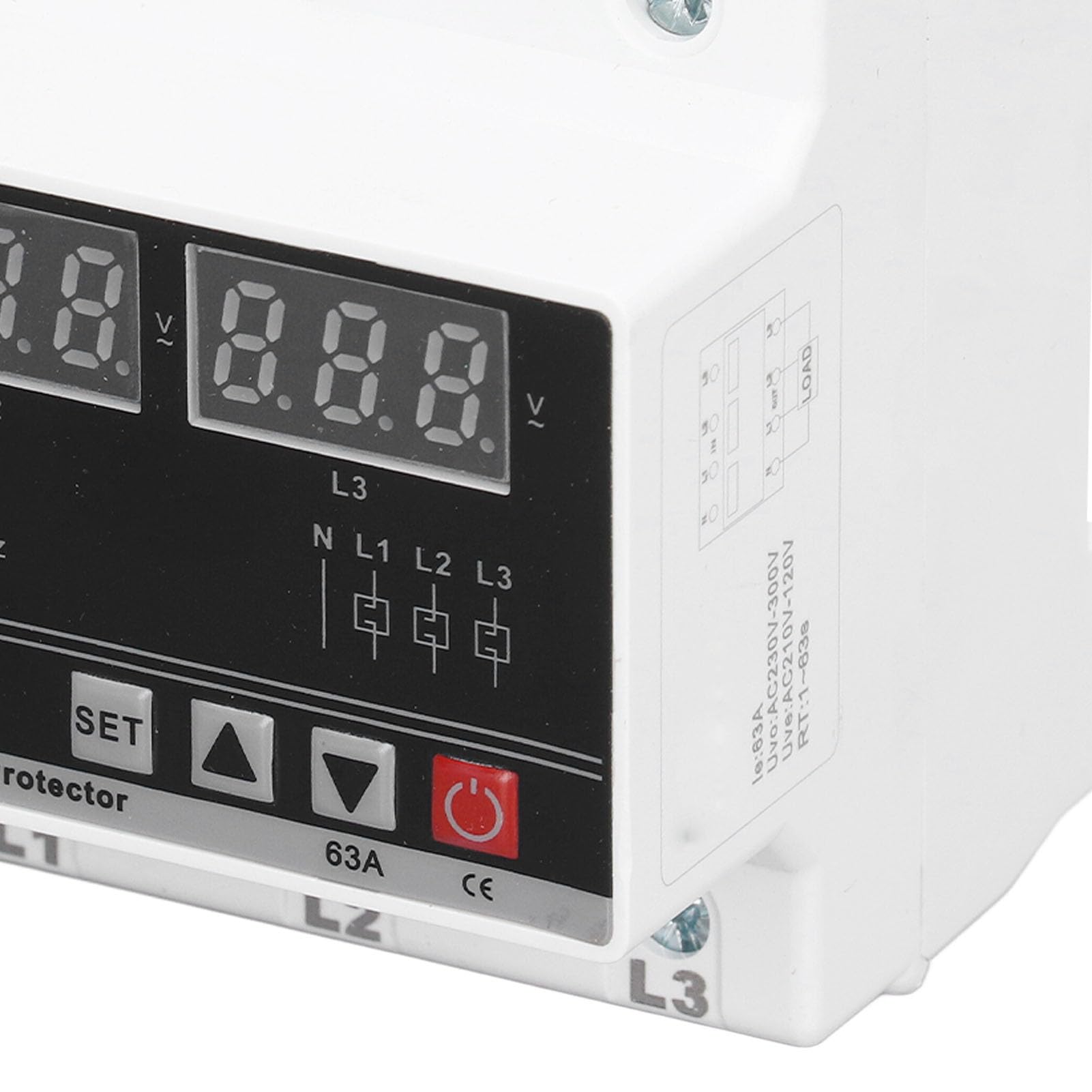 Cryfokt 3-fazowe Zabezpieczenie Napięciowe z funkcją Automatycznego Resetowania w Celu Ochrony Sprzętu w Ustawieniach AC 120–300 V