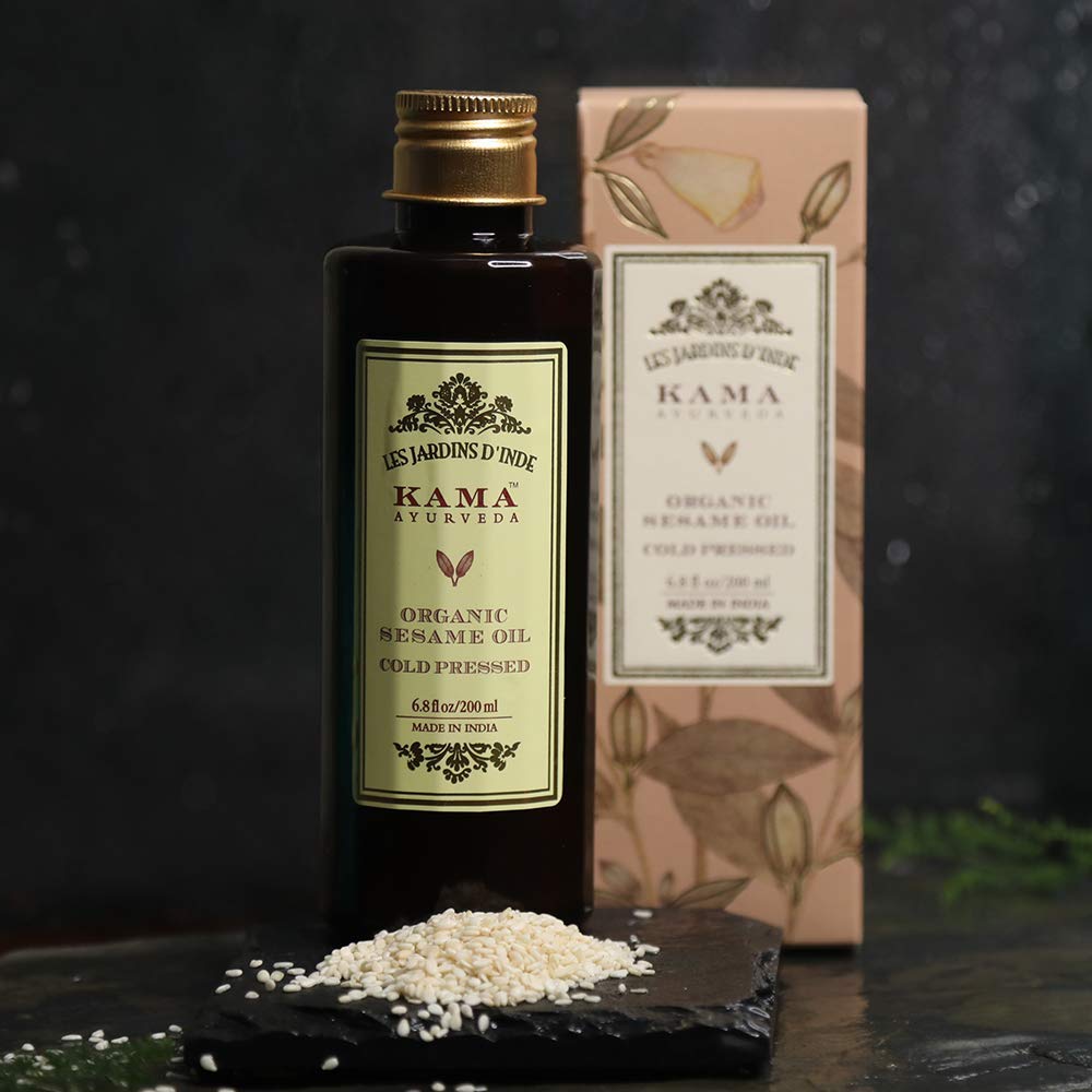 Kama Ayurveda Organic Sesame Oil, (200ml)