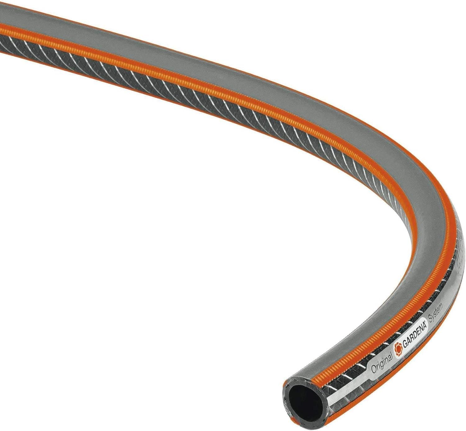 Tuyau d'arrosage Comfort HighFLEX de Gardena 19 mm (3/4 Pouce), 50 m : tuyau à profil Power-Grip, résistance à l'éclatement de 30 bars (18085-20)