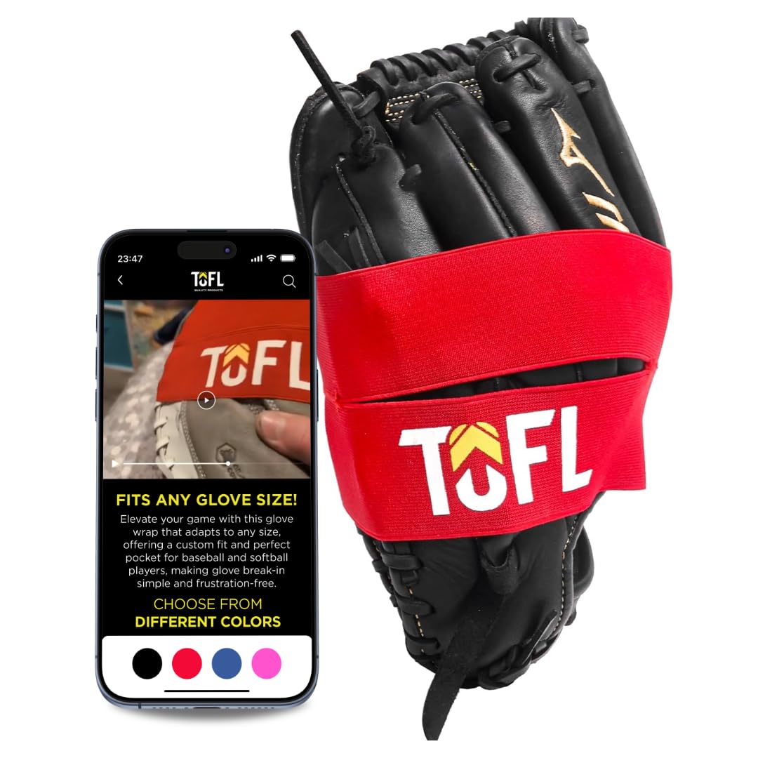 Élastique Enveloppe De Gants Softball - Sangle Élastique Maintien Poche Baseball, Cadeau Idéal Pour Athlètes