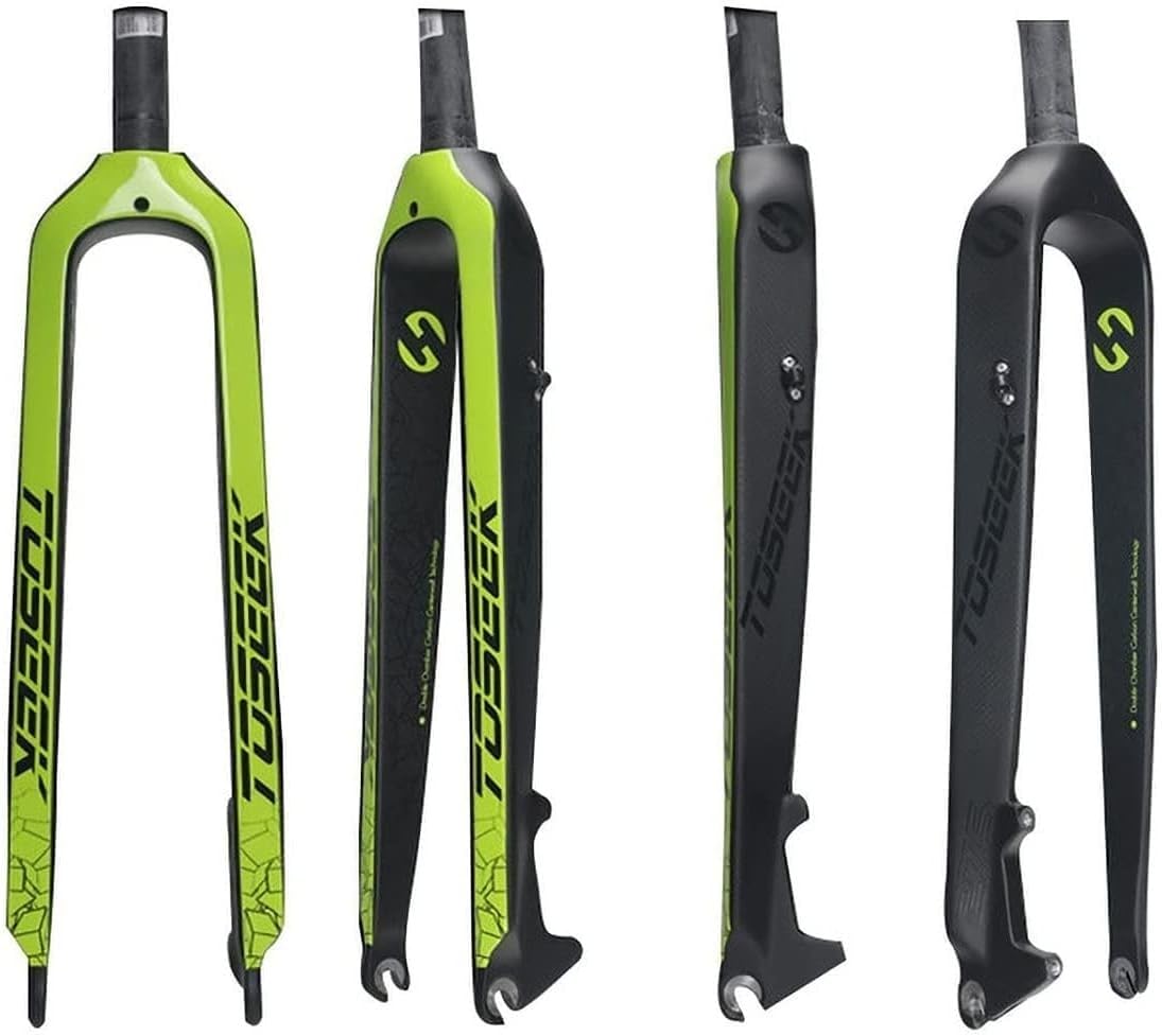 WIQUYBML Bicycle Rigid Fork Full Carbon Bike Front Forks Disc Brake MTB Straight Accessories 29