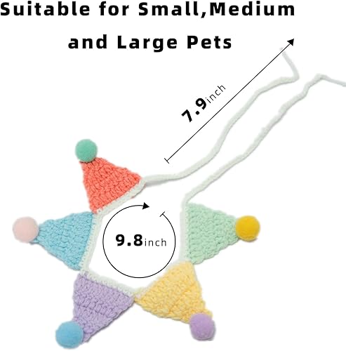 Miniatura 6 de Bandana para perro, traje de fiesta de boda para perros, bandana de boda para perro, trajes de boda para perros de estrella de cinco puntas, ideas