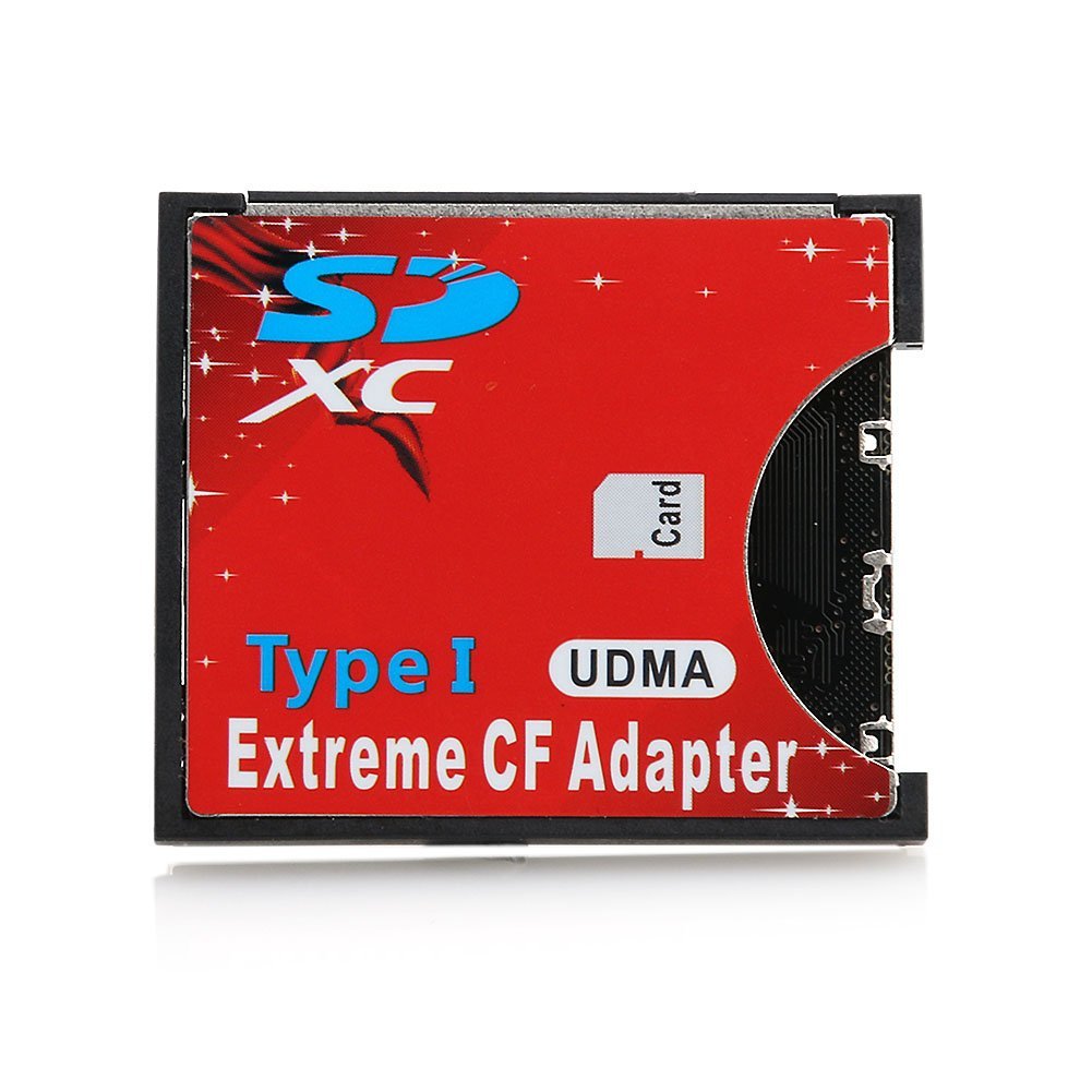 Mimgo Store High Speed SDXC SDHC SD to CF Compact Flash Memory Card Reader Adapter Type I