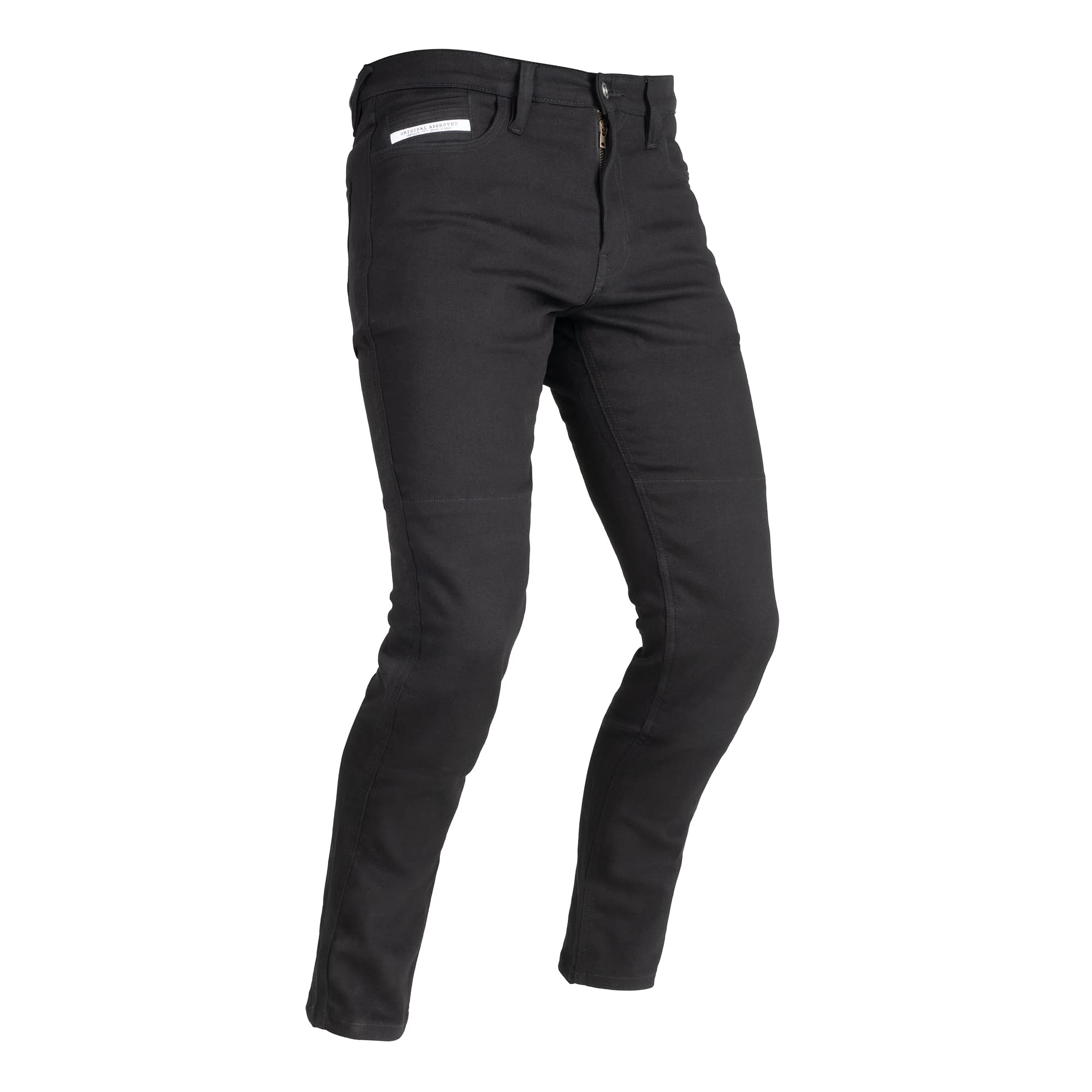 Oxford Approved Men's Super Stretch Slim Motorcycle Jean, Black, Slim, 36