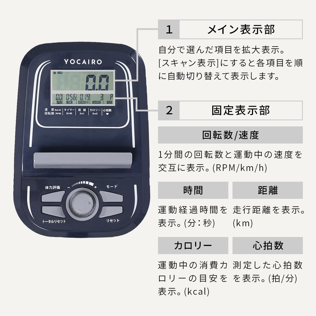 クロスバイク4722 フィットネスバイク アルインコ ALINCO 折り畳み 心拍計付き静音 AFBYI4722 【インドアサイクリングバイクステーシ】