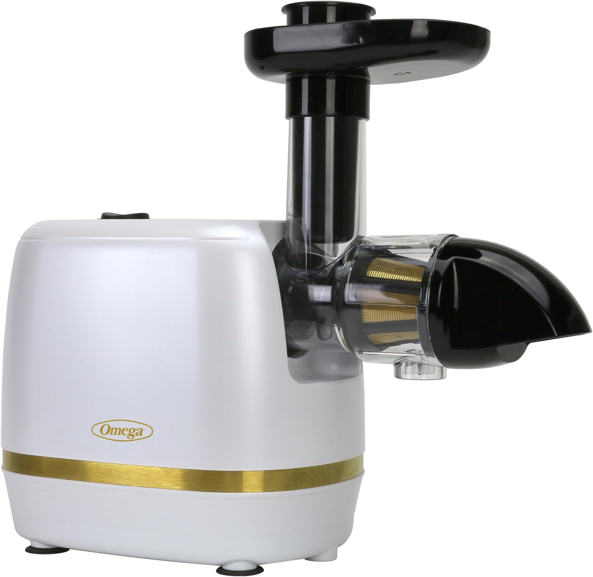Omega H3000RWH13 Cold Press 365 Juicer Slow Masticating Extractor Creates Delicious Fruit Vegetable and Leafy Green High Juice Yield and Preserves Nutritional Value, 150-Watt, White