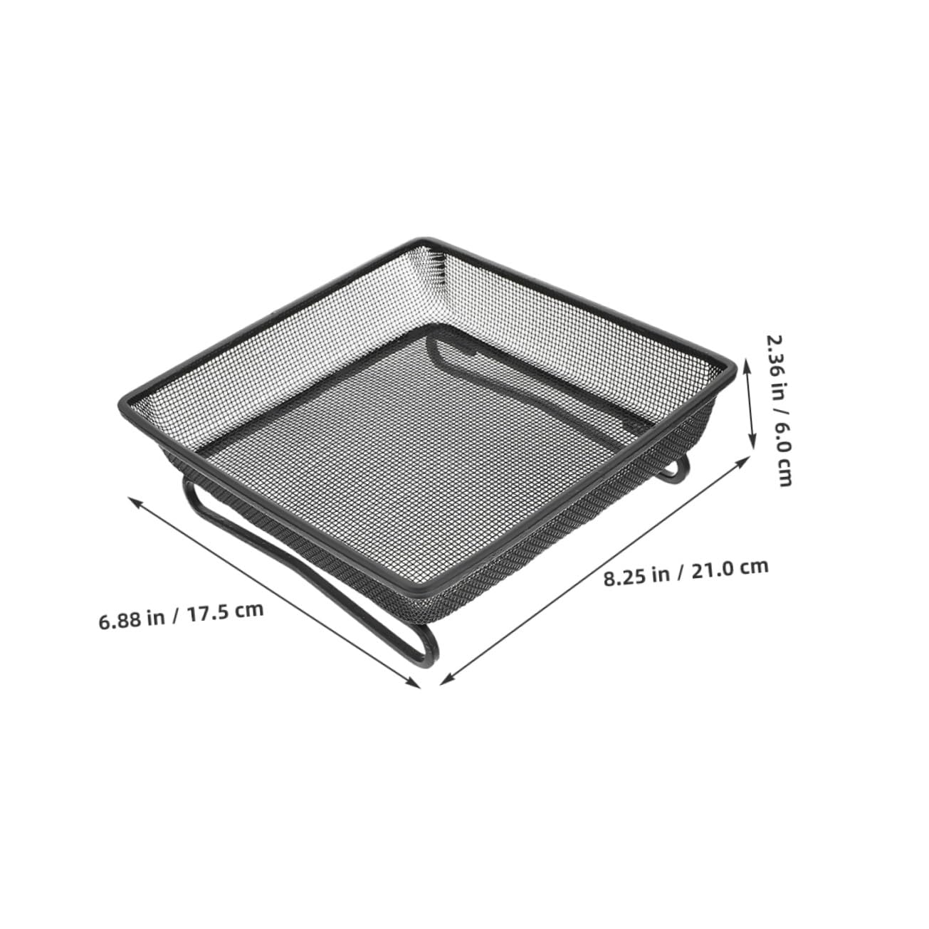 Comedero Terrestre para Pájaros Silvestres Plataforma Cuadrada de Acero Inoxidable, Resistente Intemperie y Fácil de Limpiar para Jardín Exterior
