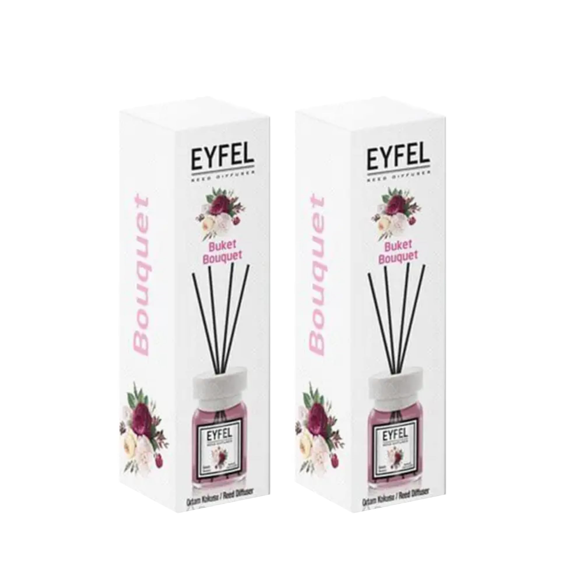 EYFEL REED DIFFUSER 2PC COMBO PACK BOUQUET