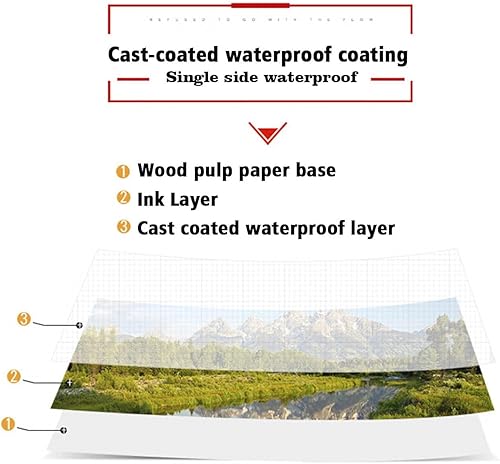 Miniatura 9 de 400 hojas de papel fotográfico de 4 x 6 pulgadas, 4R 6.35 oz/m², papel fotográfico de alta calidad, suave, impermeable, profesional, blanco, apto