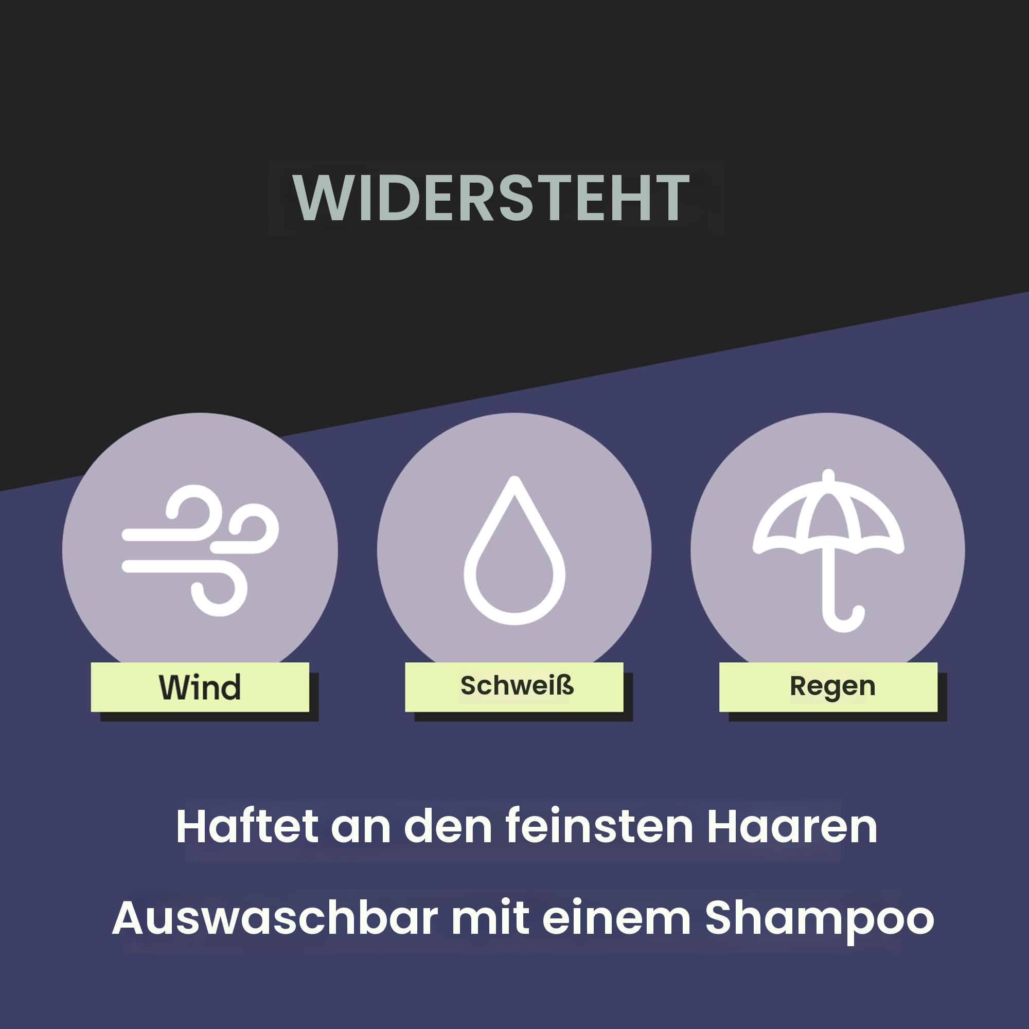 Toppik Haarfasern zur Haarverdichtung, Ansatzpuder und Streuhaar für Haarausfall und sofort volleres Haar, kaschiert lichte Stellen, natürlicher Look, einfach anzuwenden, Schwarz, 55g