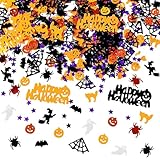 Halloween Confetti Spider Pumpkin Ghost Bats Witch Shape Table Scatters Confetti for Halloween Decorations Ghost Pumpkin Party Sets