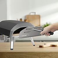 Vista 3 de Hornos de pizza con puerta para horno de pizza Ooni Koda de 12 gas, resistente al aire libre, protector contra el viento con mango y orificios