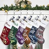 Ideale Weihnachtsdekoration: unsere Weihnachtssocke kann einfach und flexibel an diversen Plätzen angebracht werden: Kaminsims, Treppengeländer, Tür, Stuhllehne, Kommode, Kleiderschrank, Garderobe