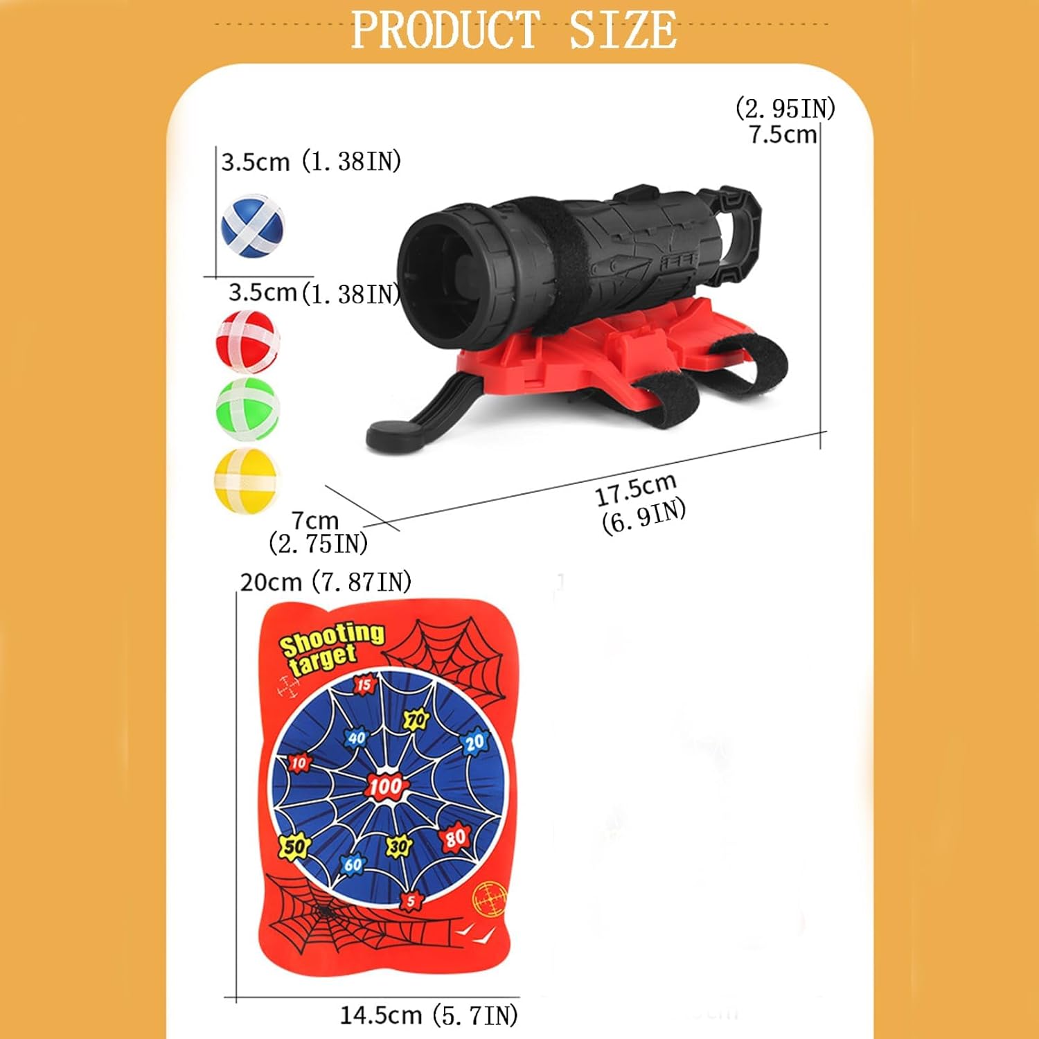 4 Pack Spider Web Shooters Hero Launcher Wrist Toy Set, Educational Toy Set for Boys Age 4-8，Hero Cosplay Gloves with Wrist Toy Funny Decorate Kids - Image 4