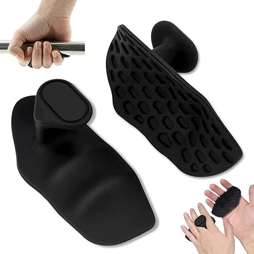 Empuñaduras antideslizantes para levantamiento de pesas, dominadas y entrenamiento de fuerza, ergonómicos, ligeros, de agarre fuerte para hombres y