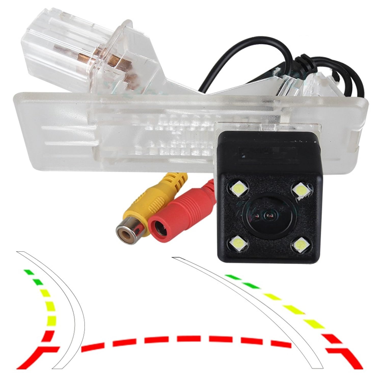 Samochodowa kamera cofania, zamiennik tylnej kamery samochodowej do Duster Dacia 2009-2019 Fluence 2012-2019 HS134 HS135, wodoodporny metalowy monitor sterowania samochodem, kamera cofania samochodu
