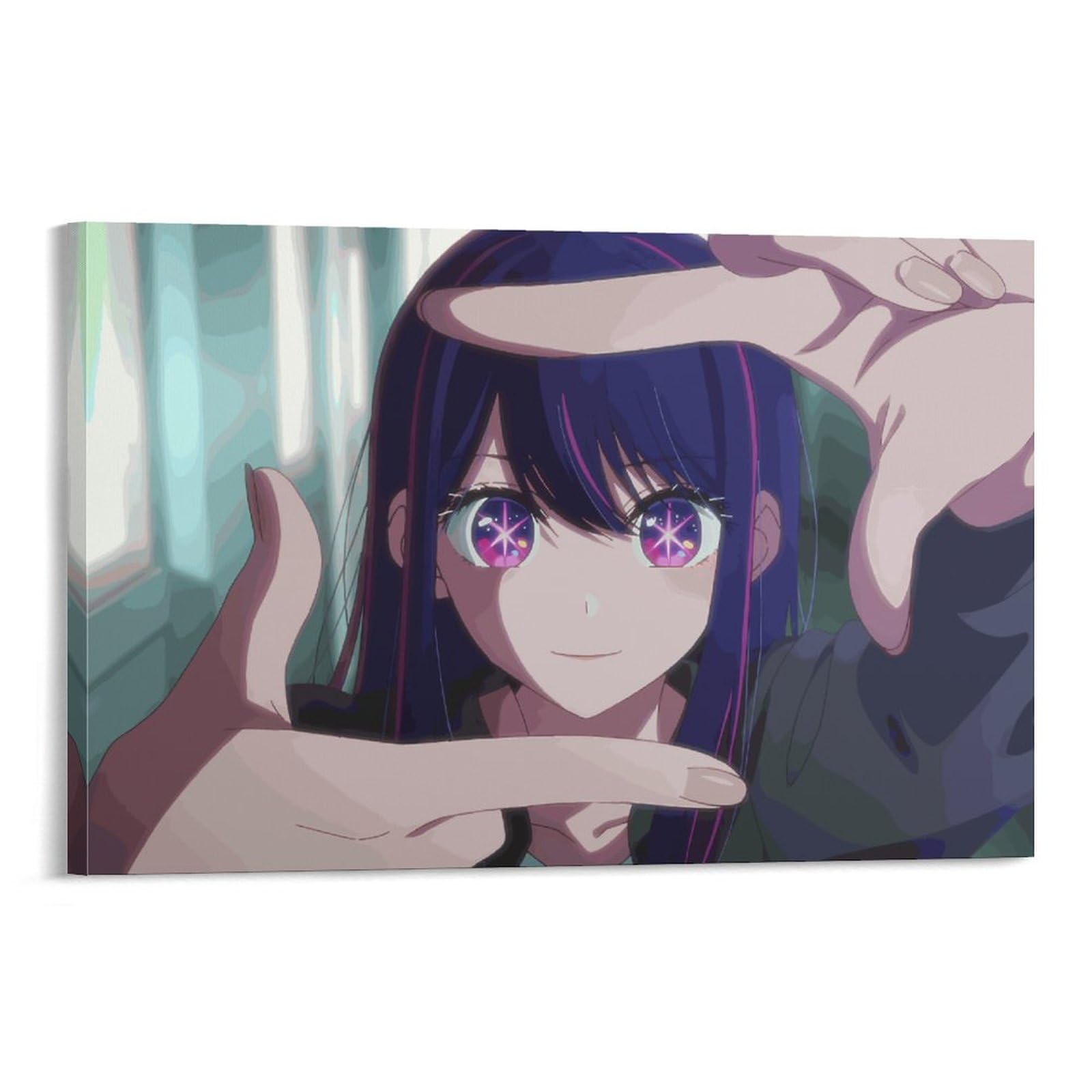 Anime Oshi No Ko Hoshino Ai Canvas Wall Art Poster Decorative Bedroom Modern Home Print Picture Artworks Posters 08x12inch(20x30cm)