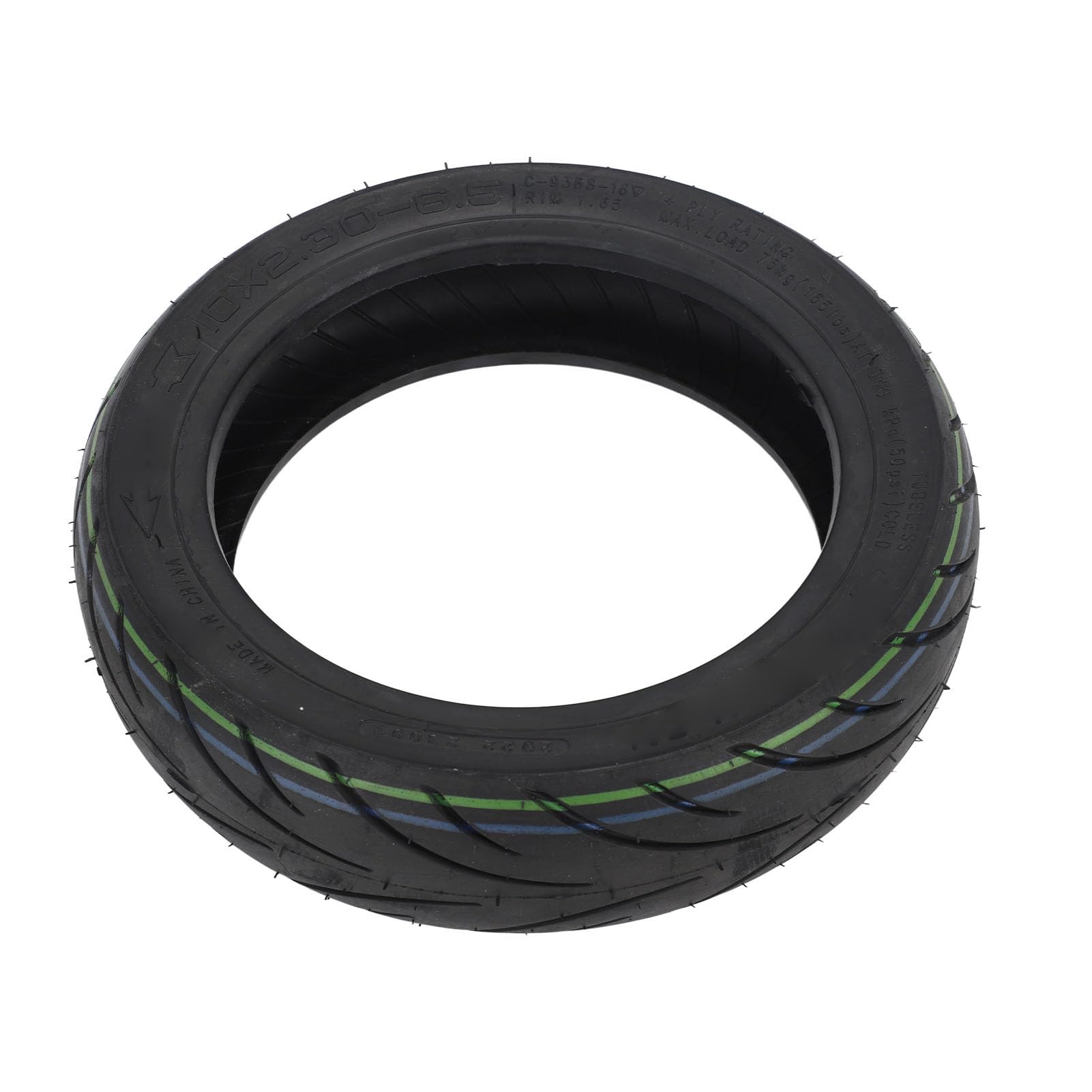 VGEBY Electric Scooter Tire, 10x2.30-6.5 Tubeless, 10 Inch Rubber, Explosion Proof, Replacement for KQI 2 KickScooter