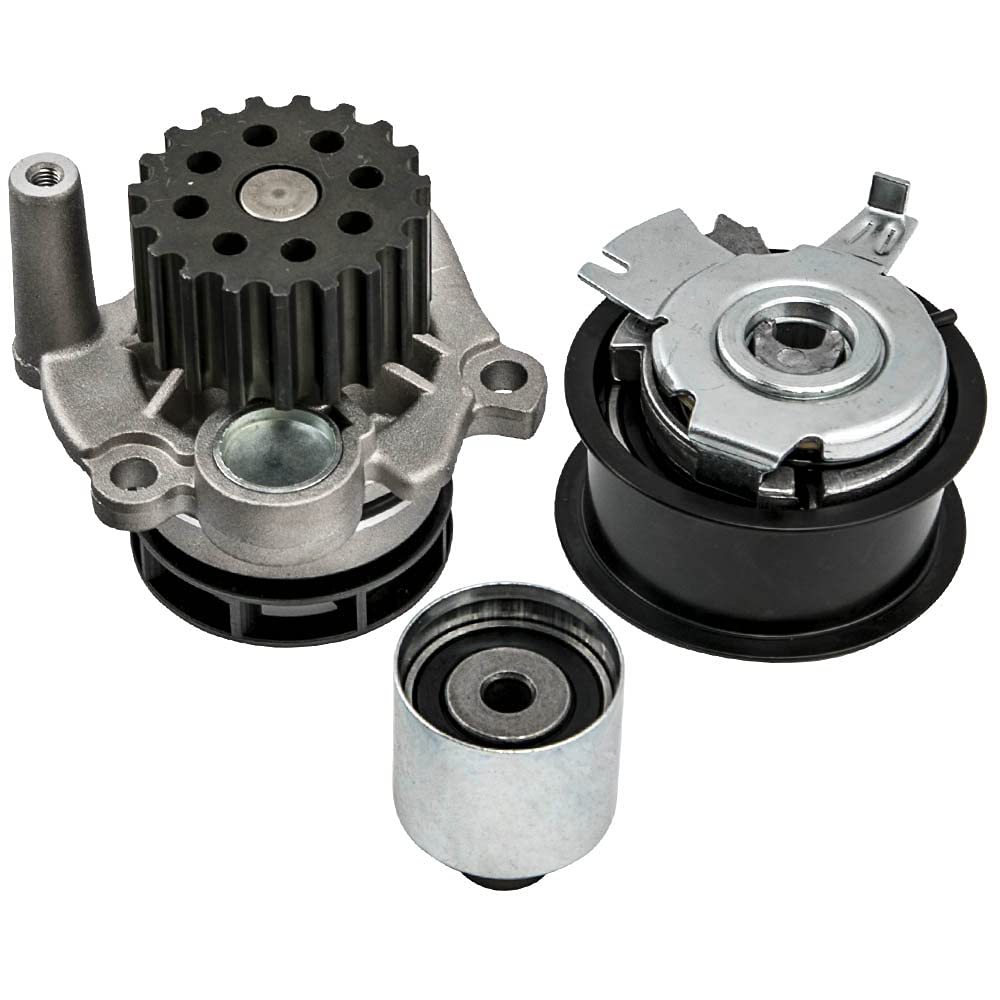maXpeedingrods Kit cinghia dentata con pompa dell'acqua per VW Audi Seat Skoda 1.9 TDI 1999-2010 K055569XS sostituzione diretta