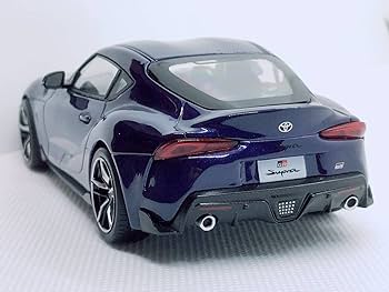 トヨタ　GRスープラ　カラーサンプル　 ディープブリーメタリック Amazon | 2F2 1/30 色見本ミニカー 店頭展示用 カラーサンプル