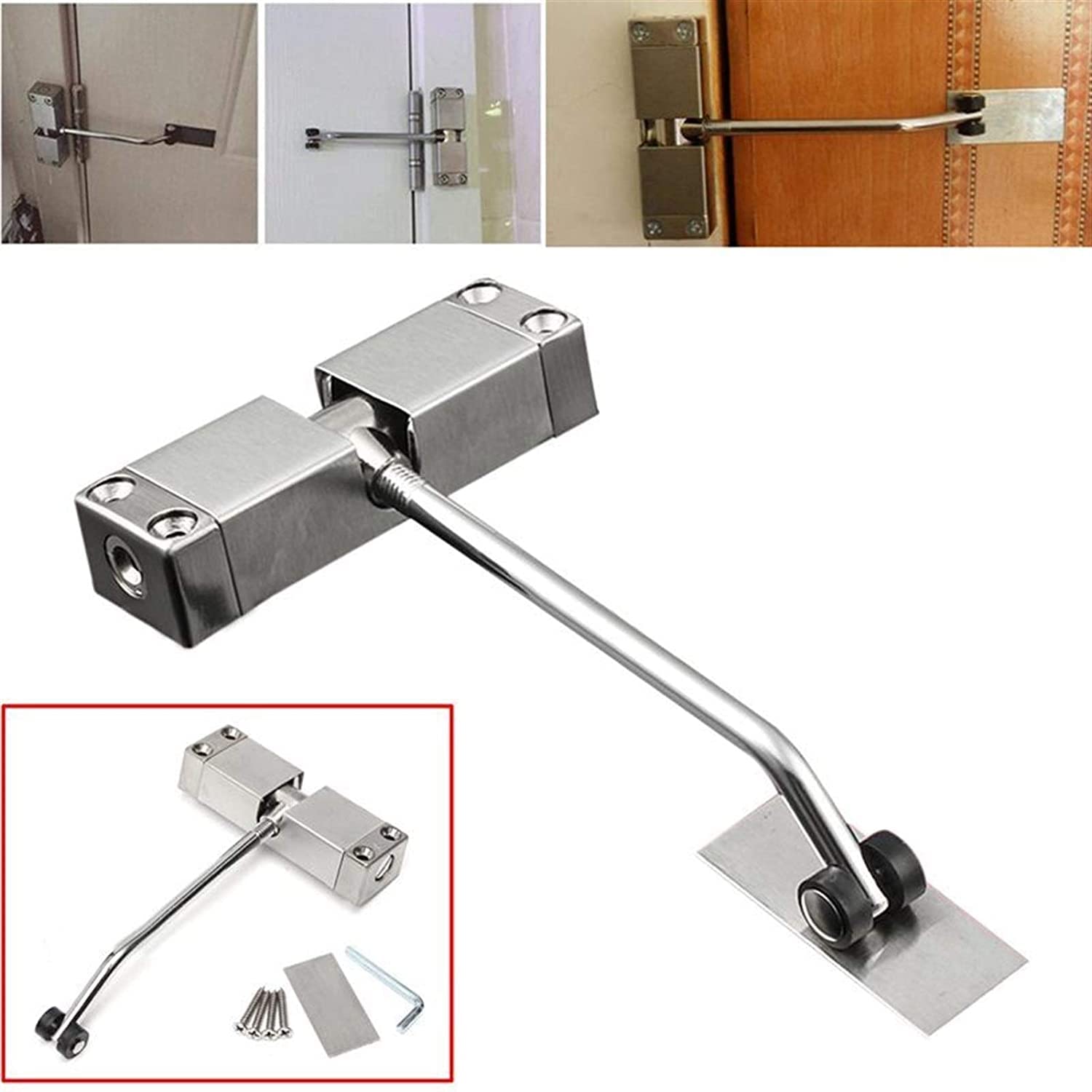 Cierrapuertas montado en superficie ajustable del muelle de puerta automático for oficina casa
