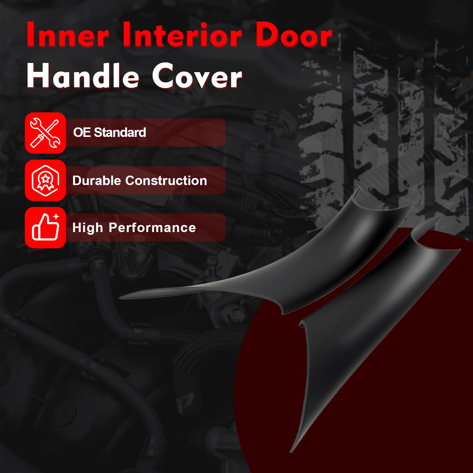 2 maniglie per porte interne per il lato conducente e la porta del passeggero di ricambio per 3 4 F30 F31 F34 F80 320i 328i 330i 335i F32 F33 F36 428i 435i accessori auto # 51417279311