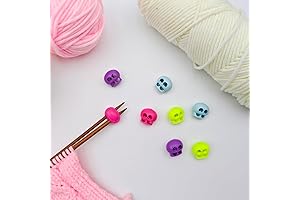 Knitting Needle Stoppers: MAGNEECH Colorful Essentials for Knitting Projects