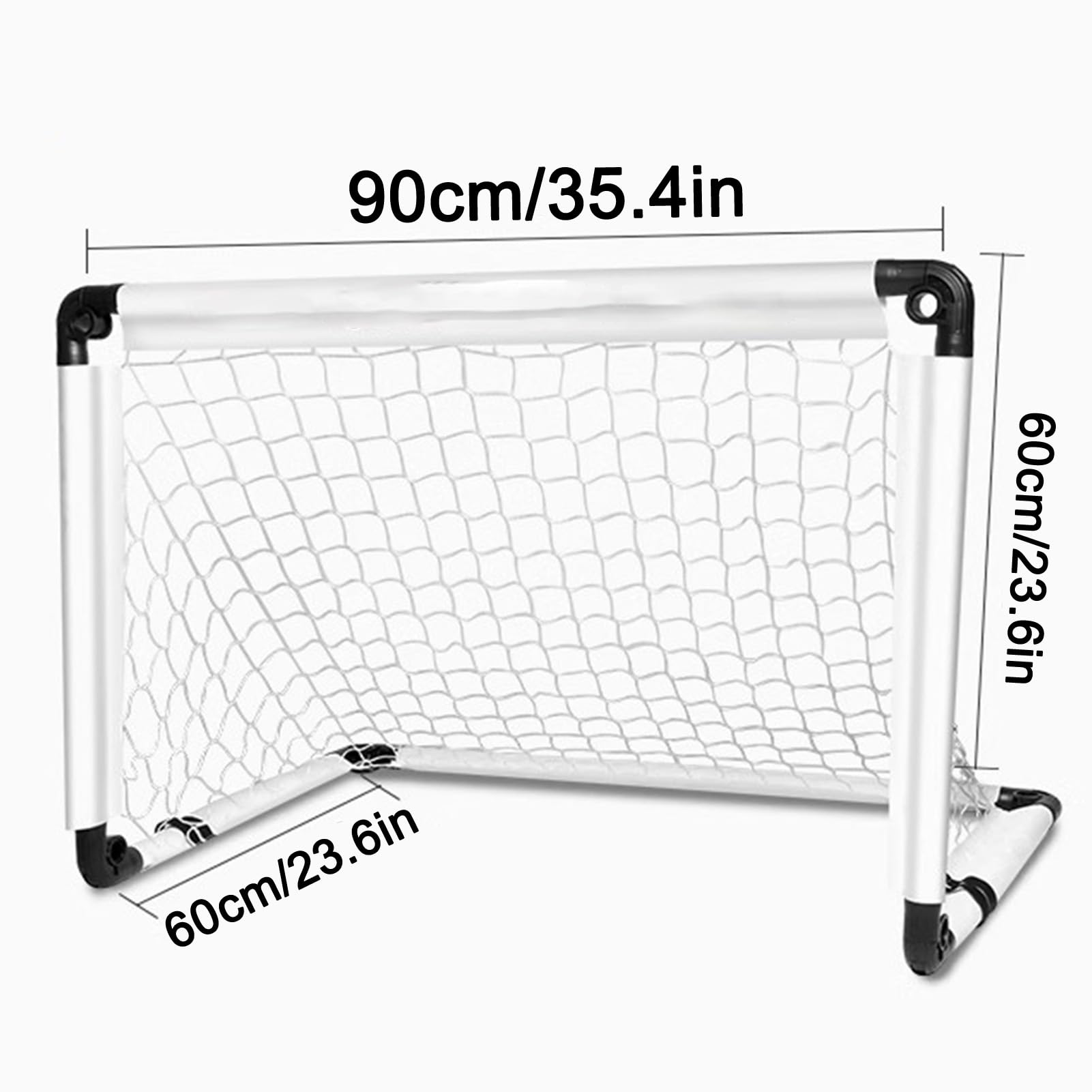 Soccer goal Bramki do piłki nożnej, szybkie rozkładanie, ultraprzenośne, z regulowanymi słupkami z blokadą kliknięcia, dla dorosłych i dzieci